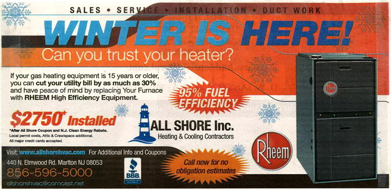 All Shore Heating and Air Conditioning - Heating and Cooling HVAC  Contractors - Marlton, NJ